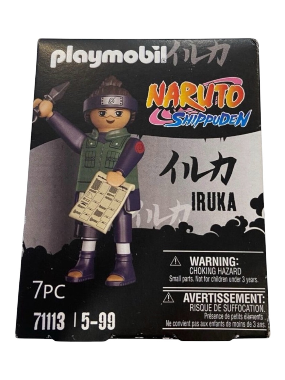 hold 6-13 Playmobil Naruto 71113 Shippuden Iruka Figure 7pc